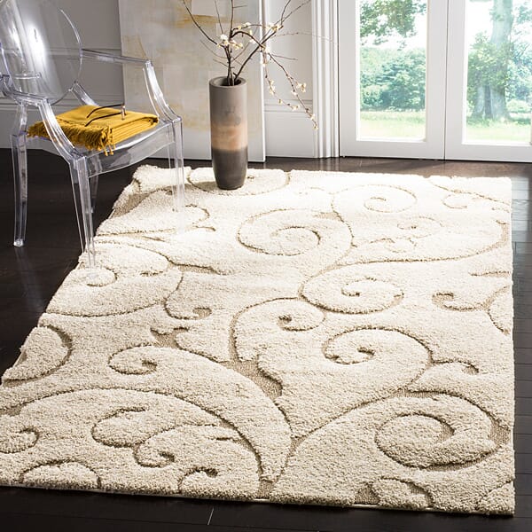 Safavieh Florida Shag Sg455 - 1113 Cream / Beige Rugs - Safavieh - sg455 - 1113 - 24