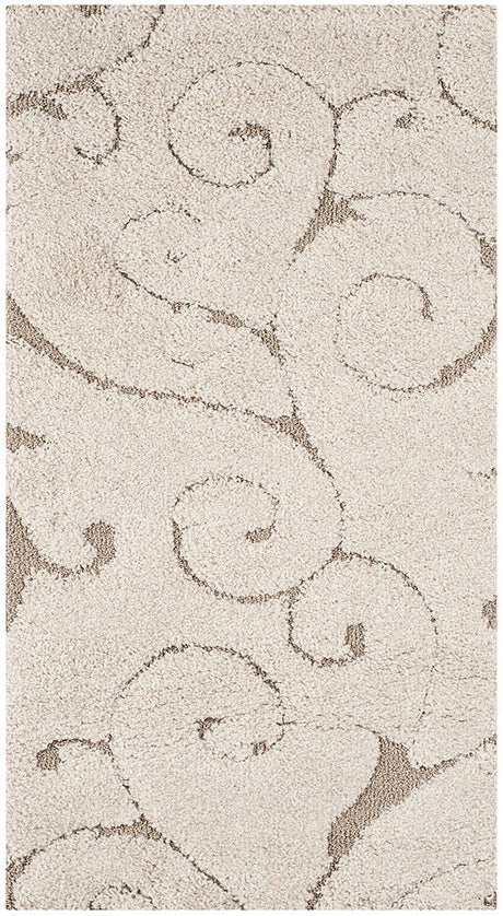 Safavieh Florida Shag Sg455 - 1113 Cream / Beige Rugs - Safavieh - sg455 - 1113 - 4r