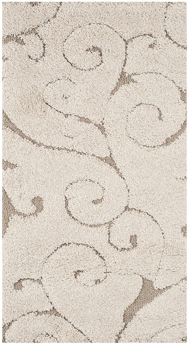 Safavieh Florida Shag Sg455 - 1113 Cream / Beige Rugs - Safavieh - sg455 - 1113 - 4r