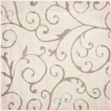 Safavieh Florida Shag Sg455 - 1113 Cream / Beige Rugs - Safavieh - sg455 - 1113 - 4sq