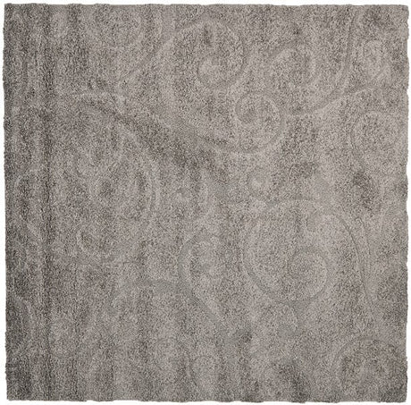 Safavieh Florida Shag Sg455 - 8013 Grey / Beige Rugs - Safavieh - sg455 - 8013 - 4sq