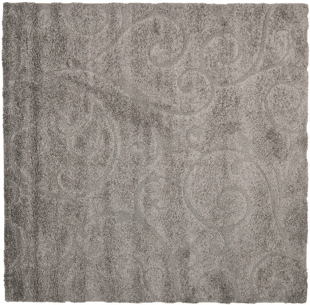 Safavieh Florida Shag Sg455 - 8013 Grey / Beige Rugs - Safavieh - sg455 - 8013 - 4sq