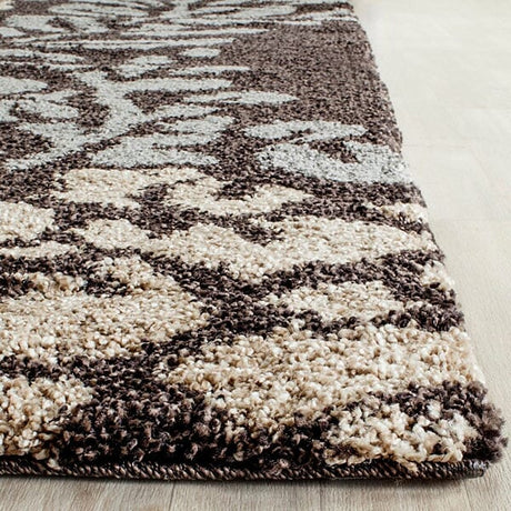 Safavieh Florida Shag Sg456 - 2880 Dark Brown / Grey Rugs - Safavieh - sg456 - 2880 - 3