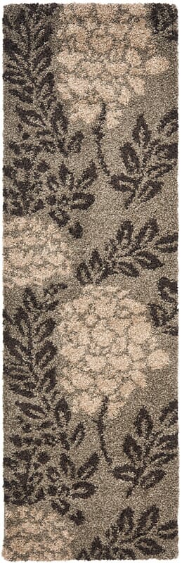 Safavieh Florida Shag Sg456 - 7928 Smoke / Dark Brown Rugs - Safavieh - sg456 - 7928 - 28