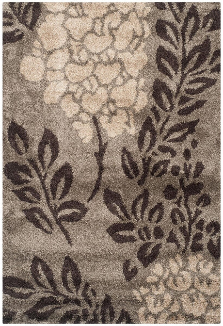 Safavieh Florida Shag Sg456 - 7928 Smoke / Dark Brown Rugs - Safavieh - sg456 - 7928 - 3