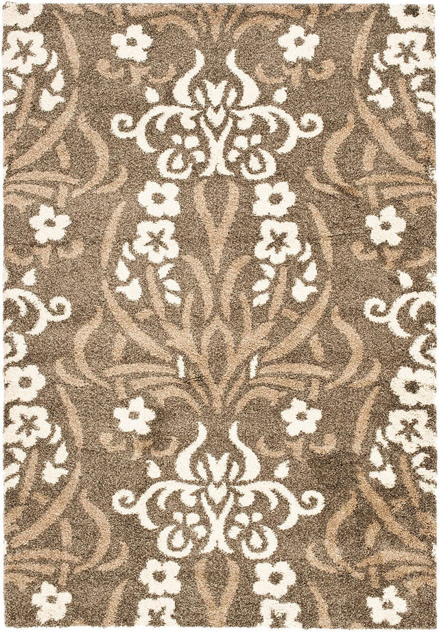 Safavieh Florida Shag Sg457 - 7913 Smoke / Beige Rugs - Safavieh - sg457 - 7913 - 3