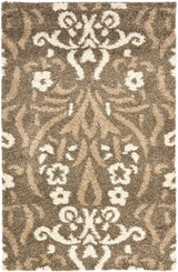 Safavieh Florida Shag Sg457 - 7913 Smoke / Beige Rugs - Safavieh - sg457 - 7913 - 4r