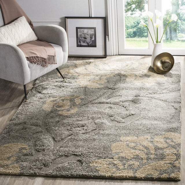 Safavieh Florida Shag Sg458 - 8013 Grey / Beige Rugs - Safavieh - sg458 - 8013 - 3