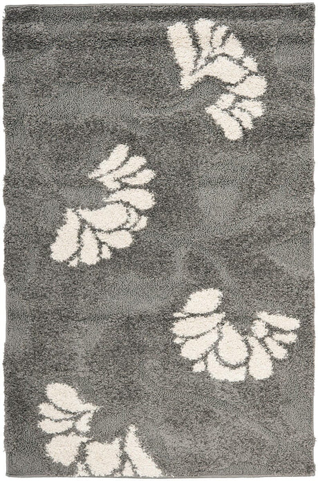 Safavieh Florida Shag Sg459 - 8013 Grey / Beige Rugs - Safavieh - sg459 - 8013 - 4r