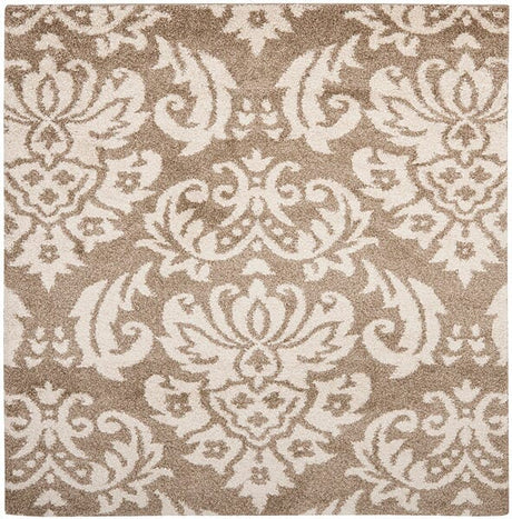 Safavieh Florida Shag Sg460 - 1311 Beige / Cream Rugs - Safavieh - sg460 - 1311 - 4sq