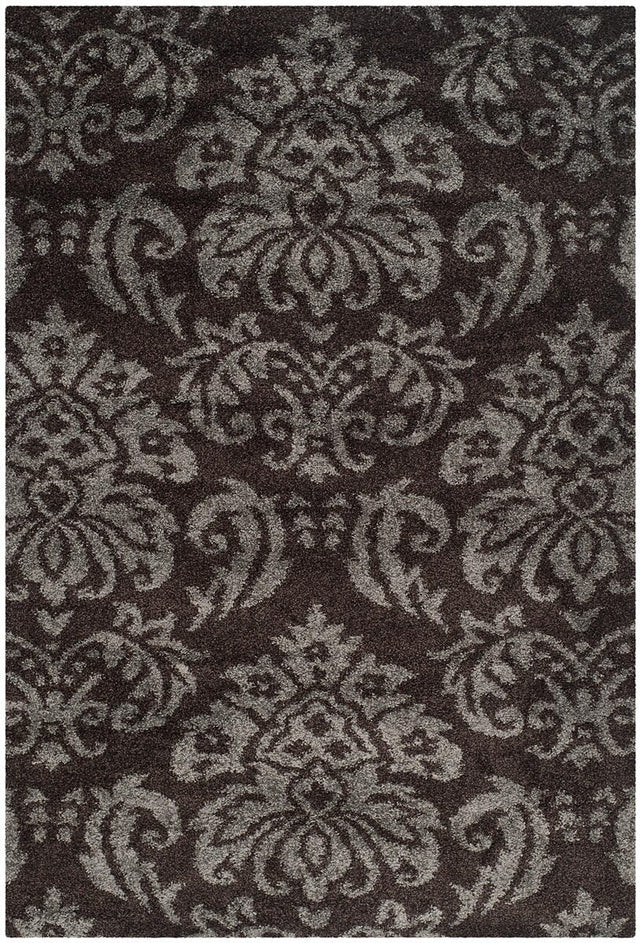 Safavieh Florida Shag Sg460 - 2879 Dark Brown / Smoke Rugs - Safavieh - sg460 - 2879 - 3