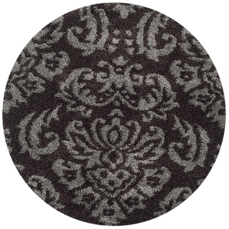 Safavieh Florida Shag Sg460 - 2879 Dark Brown / Smoke Rugs - Safavieh - sg460 - 2879 - 4r