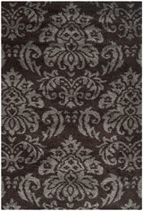 Safavieh Florida Shag Sg460 - 2879 Dark Brown / Smoke Rugs - Safavieh - sg460 - 2879 - 5r