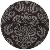 Safavieh Florida Shag Sg460 - 2879 Dark Brown / Smoke Rugs - Safavieh - sg460 - 2879 - 5r