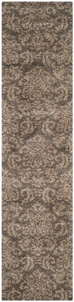 Safavieh Florida Shag Sg460 - 7913 Smoke / Beige Rugs - Safavieh - sg460 - 7913 - 27