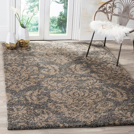 Safavieh Florida Shag Sg460 - 8013 Grey / Beige Rugs - Safavieh - sg460 - 8013 - 3