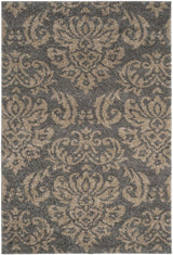 Safavieh Florida Shag Sg460 - 8013 Grey / Beige Rugs - Safavieh - sg460 - 8013 - 5r
