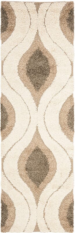 Safavieh Florida Shag Sg461 - 1179 Cream / Smoke Rugs - Safavieh - sg461 - 1179 - 24