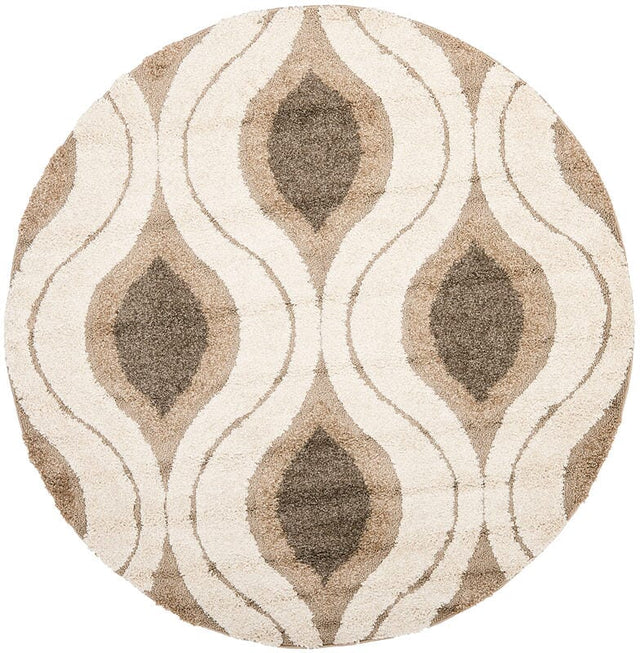 Safavieh Florida Shag Sg461 - 1179 Cream / Smoke Rugs - Safavieh - sg461 - 1179 - 4r