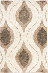 Safavieh Florida Shag Sg461 - 1179 Cream / Smoke Rugs - Safavieh - sg461 - 1179 - 4r