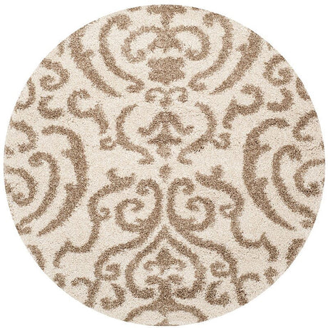 Safavieh Florida Shag Sg462 - 1113 Cream / Beige Rugs - Safavieh - sg462 - 1113 - 4r