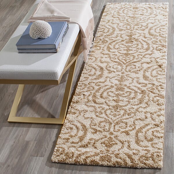 Safavieh Florida Shag Sg462 - 1113 Cream / Beige Rugs - Safavieh - sg462 - 1113 - 4sq