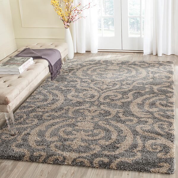 Safavieh Florida Shag Sg462 - 8013 Grey / Beige Rugs - Safavieh - sg462 - 8013 - 3