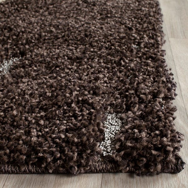 Safavieh Florida Shag Sg463 - 2879 Dark Brown / Smoke Rugs - Safavieh - sg463 - 2879 - 3