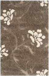 Safavieh Florida Shag Sg464 - 7913 Smoke / Beige Rugs - Safavieh - sg464 - 7913 - 4r