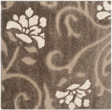Safavieh Florida Shag Sg464 - 7913 Smoke / Beige Rugs - Safavieh - sg464 - 7913 - 8sq