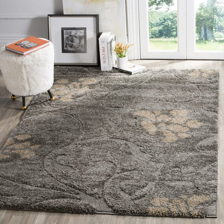 Safavieh Florida Shag Sg464 - 8013 Grey / Beige Rugs - Safavieh - sg464 - 8013 - 3