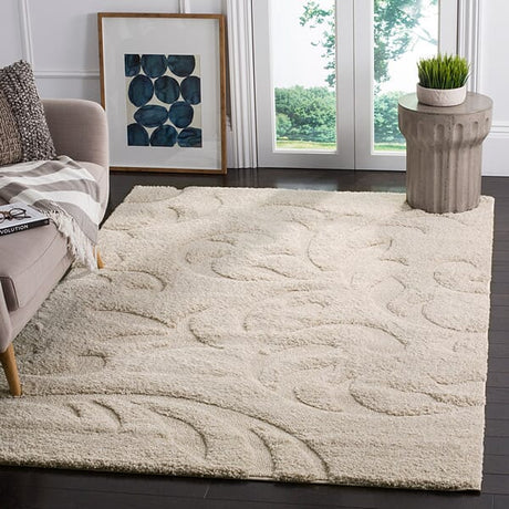 Safavieh Florida Shag Sg468 - 1111 Creme / Creme Rugs - Safavieh - sg468 - 1111 - 24