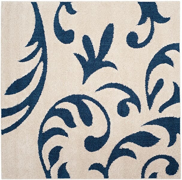 Safavieh Florida Shag Sg468 - 1165 Cream / Blue Rugs - Safavieh - sg468 - 1165 - 24