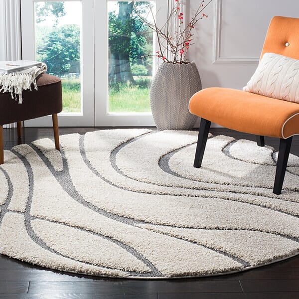 Safavieh Florida Shag Sg471 - 1180 Cream / Grey Rugs - Safavieh - sg471 - 1180 - 27