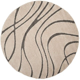 Safavieh Florida Shag Sg471 - 1180 Cream / Grey Rugs - Safavieh - sg471 - 1180 - 7r