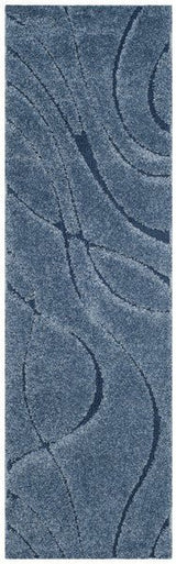 Safavieh Florida Shag Sg471 - 6065 Light Blue / Blue Rugs - Safavieh - sg471 - 6065 - 27