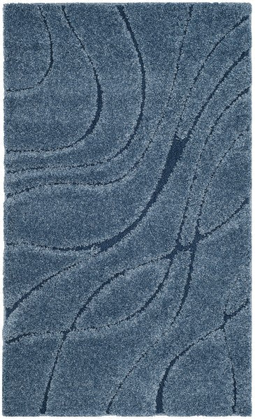 Safavieh Florida Shag Sg471 - 6065 Light Blue / Blue Rugs - Safavieh - sg471 - 6065 - 3