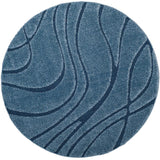 Safavieh Florida Shag Sg471 - 6065 Light Blue / Blue Rugs - Safavieh - sg471 - 6065 - 7r