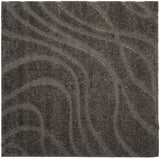 Safavieh Florida Shag Sg471 - 8080 Grey / Grey Rugs - Safavieh - sg471 - 8080 - 7sq