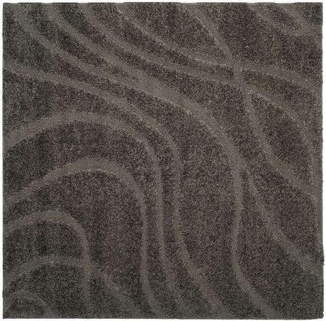 Safavieh Florida Shag Sg471 - 8080 Grey / Grey Rugs - Safavieh - sg471 - 8080 - 7sq