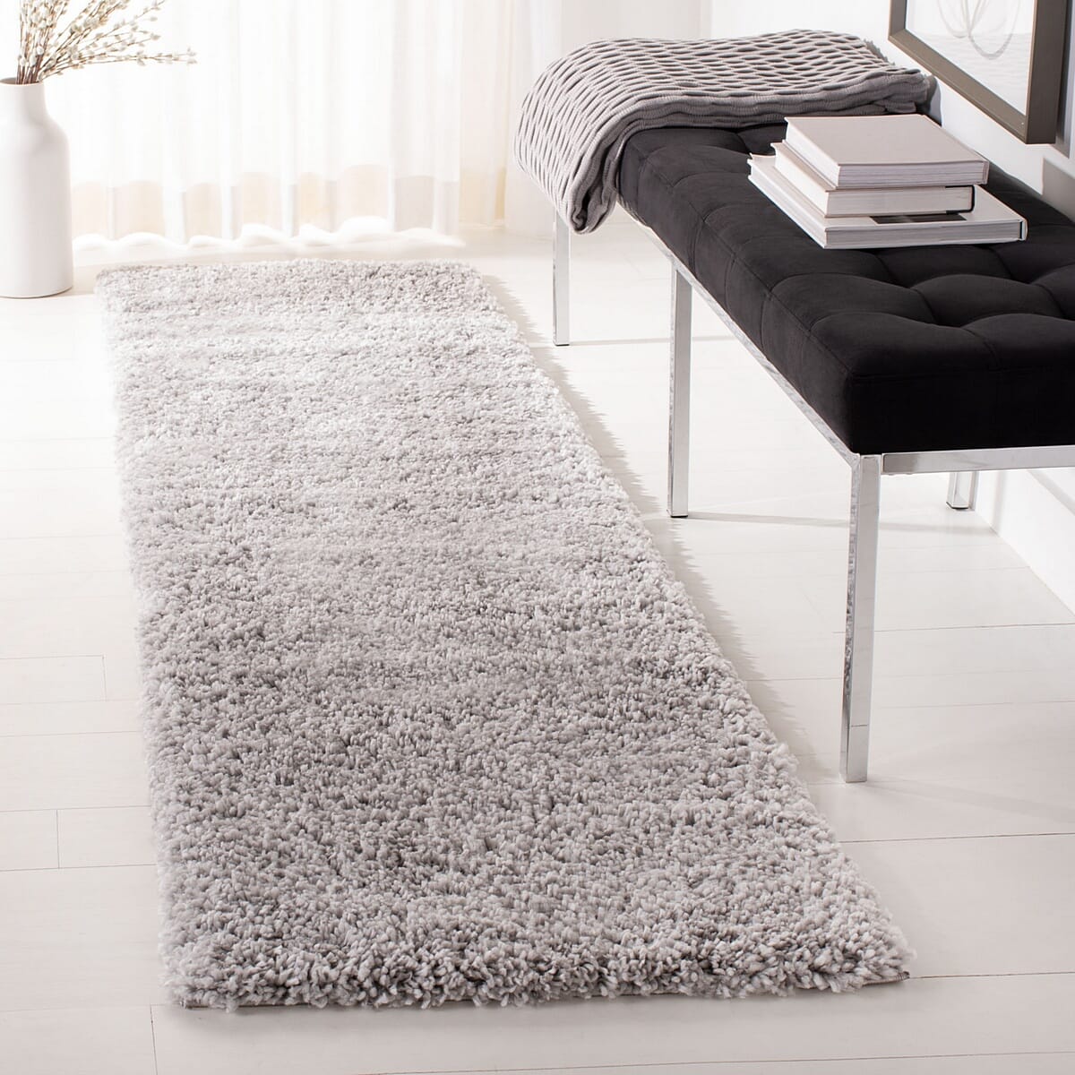 Safavieh Fontana Shag Fnt800F Grey Rugs - Safavieh - fnt800f - 7sq