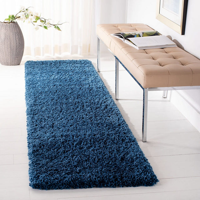 Safavieh Fontana Shag Fnt800M Blue Rugs - Safavieh - fnt800m - 7sq