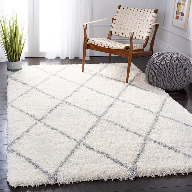 Safavieh Fontana Shag Fnt815A Cream / Grey Rugs - Safavieh - fnt815a - 4