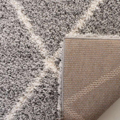 Safavieh Fontana Shag Fnt815G Grey / Cream Rugs - Safavieh - fnt815g - 4