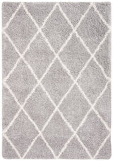 Safavieh Fontana Shag Fnt815G Grey / Cream Rugs - Safavieh - fnt815g - 4
