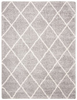 Safavieh Fontana Shag Fnt815G Grey / Cream Rugs - Safavieh - fnt815g - 7r
