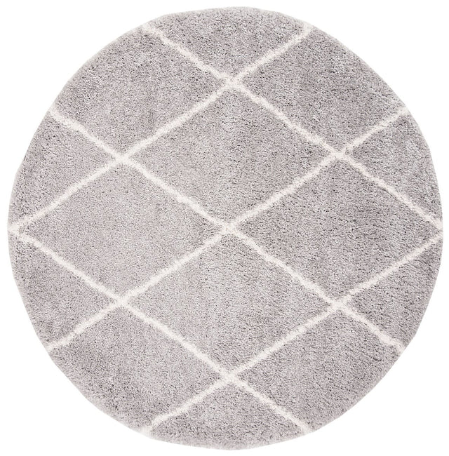 Safavieh Fontana Shag Fnt815G Grey / Cream Rugs - Safavieh - fnt815g - 7r