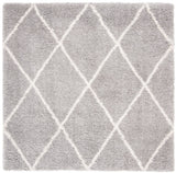 Safavieh Fontana Shag Fnt815G Grey / Cream Rugs - Safavieh - fnt815g - 7sq