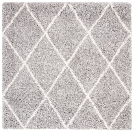 Safavieh Fontana Shag Fnt815G Grey / Cream Rugs - Safavieh - fnt815g - 7sq