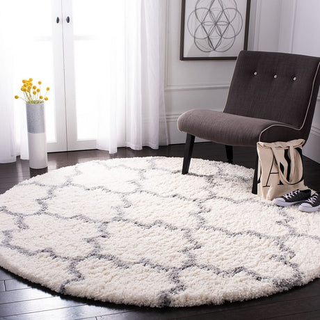 Safavieh Fontana Shag Fnt818A Cream / Grey Rugs - Safavieh - fnt818a - 7sq